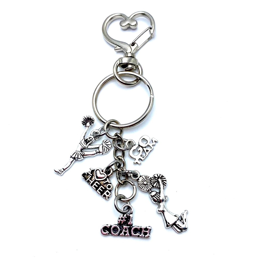 Cheerleading Coach Keychain Bag Charm